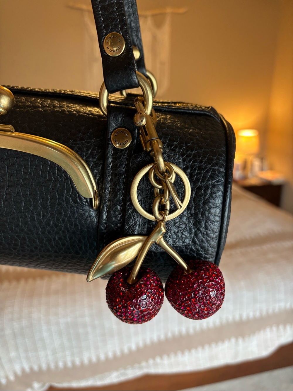 Coach Crystal Cherry Charm - Picture 3 of 3